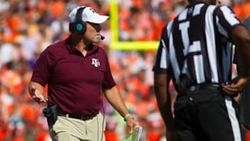 Jimbo Fisher, Texas A&M Football Mandatory Credit: Joshua S. Kelly-USA TODAY Sports