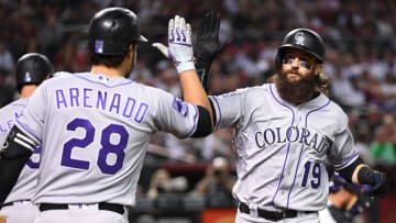 PHOENIX, AZ - MARCH 31: Charlie Blackmon