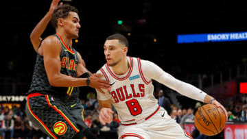 Zach LaVine, Trae Young, Chicago Bulls (Photo by Kevin C. Cox/Getty Images)