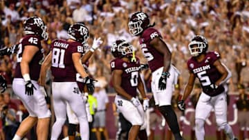 Jalen Wydermyer, Texas A&M football Mandatory Credit: Maria Lysaker-USA TODAY Sports
