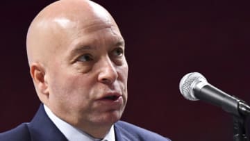 MONTREAL, QC - JANUARY 19: Newly appointed general manager for the Montreal Canadiens Kent Hughes. (Photo by Minas Panagiotakis/Getty Images)