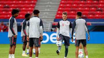 Alexander Nubel in training with Bayern Munich. (Photo by Bernadett Szabo - Pool/Getty Images)