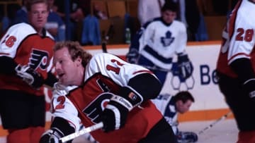 Tim Kerr, Philadelphia Flyers (Photo by Graig Abel/Getty Images)