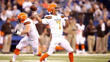 INDIANAPOLIS, IN - SEPTEMBER 24: DeShone Kizer