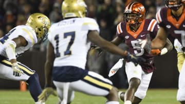 BLACKSBURG, VA - NOVEMBER 12: Wide receiver Cam Phillips