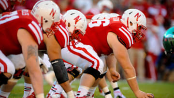 LINCOLN, NE - NOVEMBER 16: Mark Pelini of the Nebraska football team prepares to snap the ball(Photo by Eric Francis/Getty Images)