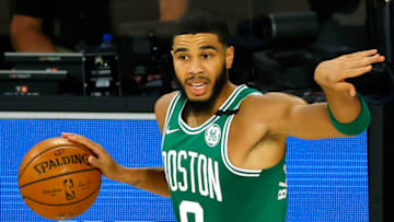 Former Duke basketball standout Jayson Tatum plays for the Boston Celtics. (Photo by Kevin C. Cox/Getty Images)