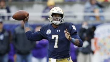 ORLANDO, FL - JANUARY 01: Brandon Wimbush