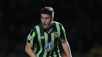 NORTHAMPTON, ENGLAND - MARCH 01: Ryan Sweeney of AFC Wimbledon in action during the Sky Bet League Two match between Northampton Town and AFC Wimbledon at Sixfields Stadium on March 1, 2016 in Northampton, England. (Photo by Pete Norton/Getty Images)
