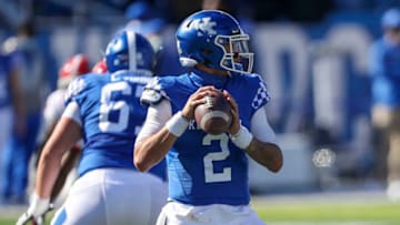 Kentucky Wildcats quarterback Joey Gatewood ( Credit: Katie Stratman-USA TODAY Sports)