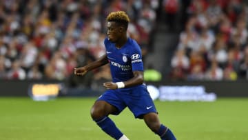 DUBLIN, IRELAND - AUGUST 01: Callum Hudson-Odoi of Chelsea during the Pre-season friendly International Champions Cup game between Arsenal and Chelsea at Aviva stadium on August 1, 2018 in Dublin, Ireland. (Photo by Charles McQuillan/Getty Images)