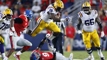 OXFORD, MS - OCTOBER 21: Darrel Williams