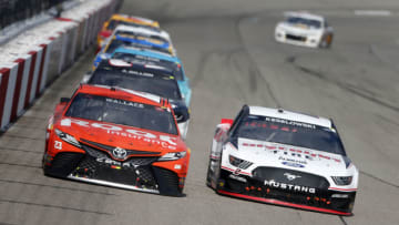 Bubba Wallace, 23XI Racing, and Brad Keselowski, Team Penske, NASCAR (Photo by Brian Lawdermilk/23XI Racing via Getty Images)