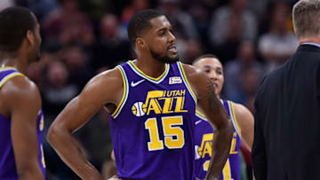 Utah Jazz Derrick Favors (Photo by Gene Sweeney Jr./Getty Images)