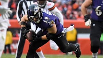 CLEVELAND, OH - DECEMBER 17, 2017: Running back Danny Woodhead