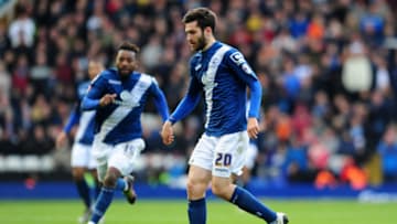 BIRMINGHAM, UNITED KINGDOM - APRIL 16: Jon Toral of Birmingham City during the Sky Bet Championship match between Birmingham City and Burnley at St Andrews Stadium on April 16, 2016 in Birmingham, England. (Photo by Harry Trump/Getty Images)