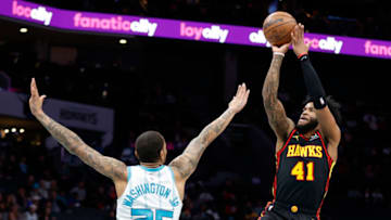 Atlanta Hawks forward Saddiq Bey (41) Credit: Brian Westerholt-USA TODAY Sports