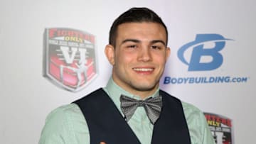 LAS VEGAS, NV - FEBRUARY 07: Mixed martial artist Nick Newell arrives at the sixth annual Fighters Only World Mixed Martial Arts Awards at The Palazzo Las Vegas on February 7, 2014 in Las Vegas, Nevada. (Photo by Gabe Ginsberg/FilmMagic)