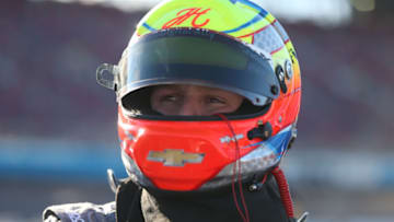 AVONDALE, ARIZONA - NOVEMBER 08: John Hunter Nemechek, driver of the #8 Stonefield Homes Chevrolet, during qualifying for the NASCAR Gander Outdoors Truck Series Lucas Oil 150 at ISM Raceway on November 08, 2019 in Avondale, Arizona. (Photo by Matt Sullivan/Getty Images)
