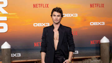 LOS ANGELES, CALIFORNIA - FEBRUARY 16: Chase Stokes attends the Los Angeles premiere of Netflix's 'Outer Banks at Regency Village Theatre on February 16, 2023 in Los Angeles, California. (Photo by Emma McIntyre/WireImage)
