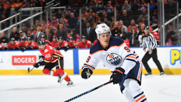 EDMONTON, AB - SEPTEMBER 18: Jesse Puljujarvi. (Photo by Andy Devlin/NHLI via Getty Images)