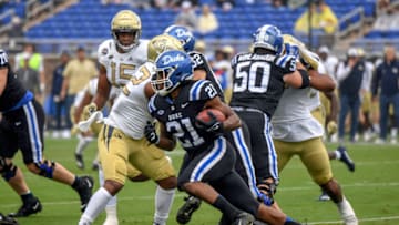 Duke football running back Mataeo Durant (William Howard-USA TODAY Sports)