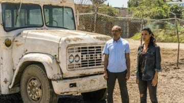 Danay Garcia as Luciana, Paul Calderon as Alejandro - Fear the Walking Dead _ Season 2, Episode 9 - Photo Credit: Richard Foreman Jr/AMC