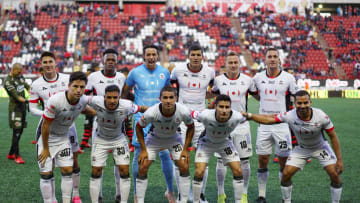 TIJUANA, MEXICO - APRIL 19: Team Lobos during the 15th round match between Tijuana and Lobos BUAP as part of the Torneo Clausura 2019 Liga at Caliente Stadium on April 19, 2019 in Tijuana, Mexico. (Photo by Gonzalo Gonzalez/Jam Media/Getty Images)