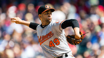 CLEVELAND, OH - SEPTEMBER 9: Starting pitcher Gabriel Ynoa