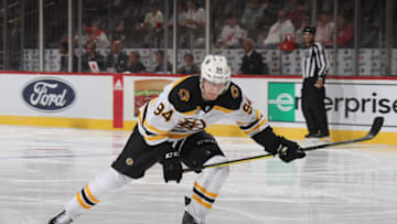 Boston Bruins, Paul Carey #34 (Photo by Bruce Bennett/Getty Images)