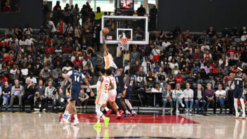 Atlanta Hawks, Onyeka Okongwu. (Photo by Paras Griffin/Getty Images)