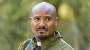 Seth Gilliam as Father Gabriel Stokes - The Walking Dead _ Season 7, Episode 15 - Photo Credit: Gene Page/AMC