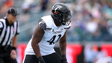 Cincinnati Bearcats Malik Vann in action against the Tulane Green Wave during game at Yulman Stadium. Getty Images.
