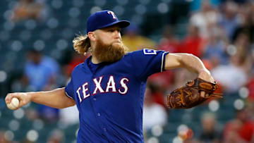 ARLINGTON, TX - SEPTEMBER 25: Starting pitcher Andrew Cashner