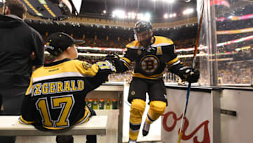 BOSTON, MA - APRIL 23: David Backes