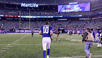 Quarterback Eli Manning, New York Giants. (Photo by Rob Carr/Getty Images)