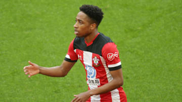 SOUTHAMPTON, ENGLAND - FEBRUARY 15: Kyle Walker-Peters of Southampton during the Premier League match between Southampton FC and Burnley FC at St Mary's Stadium on February 15, 2020 in Southampton, United Kingdom. (Photo by Robin Jones/Getty Images)