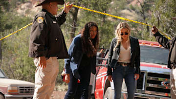 BIG SKY - “You Have to Play Along” – After officially teaming up, Jenny and Cassie sit down with Tubb who reveals that this one goes far beyond their jurisdiction. Realizing Travis may be a man on the inside, Jenny reaches out for intel and learns the cartel is involved. With Tonya still missing, Cassie and Jenny fear the worst and kick their search into high gear. Meanwhile, the kids’ plan continues to fall apart, with secrets and scheming threatening to land them in hot water, on an all-new episode of “Big Sky,” THURSDAY, OCT. 14 (10:00-11:01 p.m. EDT), on ABC. (ABC/Michael Moriatis)KYLIE BUNBURY, KATHERYN WINNICK
