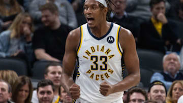 Myles Turner, Chicago Bulls Mandatory Credit: Trevor Ruszkowski-USA TODAY Sports