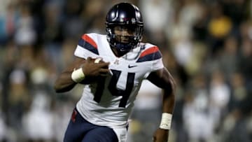 BOULDER, CO - OCTOBER 07: Quarterback Kahlil Tate
