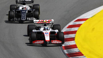 Mick Schumacher, Haas, Pierre Gasly, AlphaTauri, Formula 1 (Photo by Lars Baron/Getty Images)