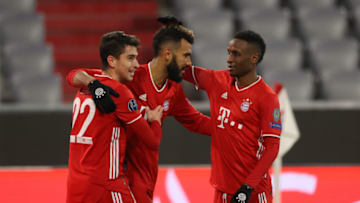 Bayern Munich set to sell Marc Roca (L) and Bouna Sarr (R) in the summer. (Photo by Alexander Hassenstein/Getty Images)