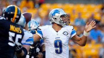 PITTSBURGH, PA - AUGUST 12: Matthew Stafford