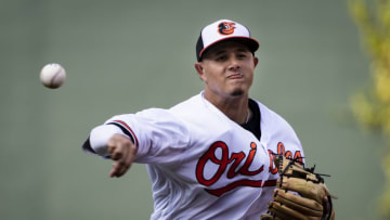 BALTIMORE, MD - JULY 12: Manny Machado #13 of the Baltimore Orioles in action before the game between the Baltimore Orioles and the Philadelphia Phillies at Oriole Park at Camden Yards on July 12, 2018 in Baltimore, Maryland. (Photo by Scott Taetsch/Getty Images)