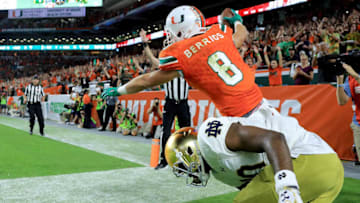 MIAMI GARDENS, FL - NOVEMBER 11: Braxton Berrios