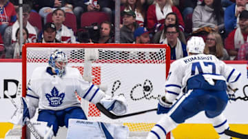 MONTREAL, QC - OCTOBER 14: Goaltender Frederik Andersen
