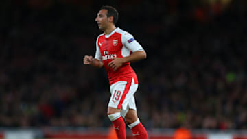 LONDON, ENGLAND - OCTOBER 19: Santi Cazorla of Arsenal during the UEFA Champions League match between Arsenal FC and PFC Ludogorets Razgrad at Emirates Stadium on October 19, 2016 in London, England. (Photo by Catherine Ivill - AMA/Getty Images)