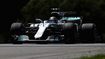 SPIELBERG, AUSTRIA - JULY 09: Valtteri Bottas driving the (77) Mercedes AMG Petronas F1 Team Mercedes F1 WO8 on track during the Formula One Grand Prix of Austria at Red Bull Ring on July 9, 2017 in Spielberg, Austria. (Photo by Clive Mason/Getty Images)