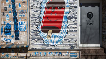 BERLIN, GERMANY - MARCH 24: Doors are closed to a small ice cream shop on March 24, 2020 in Berlin, Germany. Small businesses face existential threat from the COVID-19 pandemic. (Photo by Maja Hitij/Getty Images)