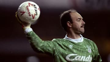 21 Mar 1990: Portrait of Liverpool Goalkeeper Bruce Grobbelaar during a Barclays League Division One match against Tottenham Hotspur at White Hart Lane in London. Tottenham Hotspur won the match 1-0. Mandatory Credit: Ben Radford/Allsport